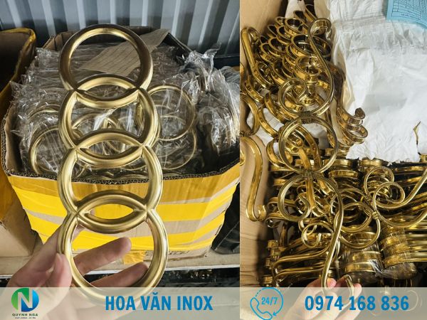 phụ kiện hoa văn inox